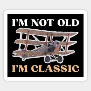 Vintage Airplane Magnet